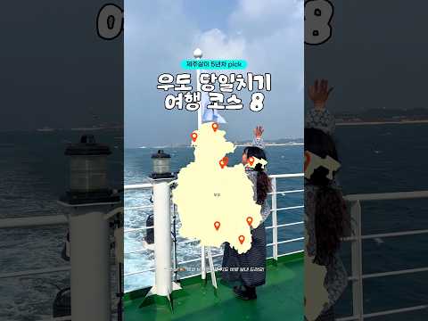 따라만 해도 성공! 9시간 우도 여행 코스🩵