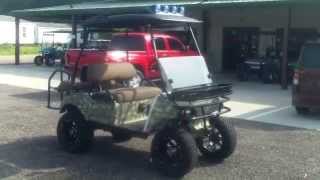 Full Camo Custom Cart - Evans Custom Golf Carts