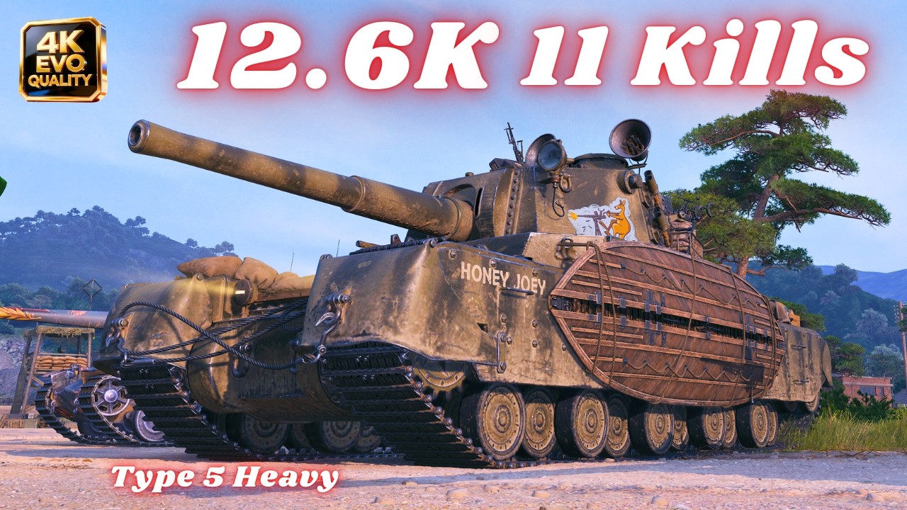 Type 5 Heavy  12.6K Damage 11 Kills & Type 5 H  11.7K Damage 7 Kills World of Tanks #wot