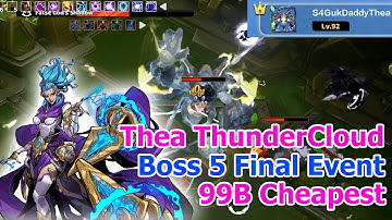 Boss 5 Final Event - Thea ThunderCloud Snapshot - 99B DPS Cheapest - Torchlight Infinite SS4