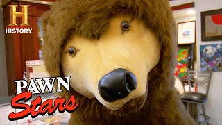 Pawn Stars: MASSIVE LIFE-SIZE BEAR Worth a Pretty Penny (Season 5) | History