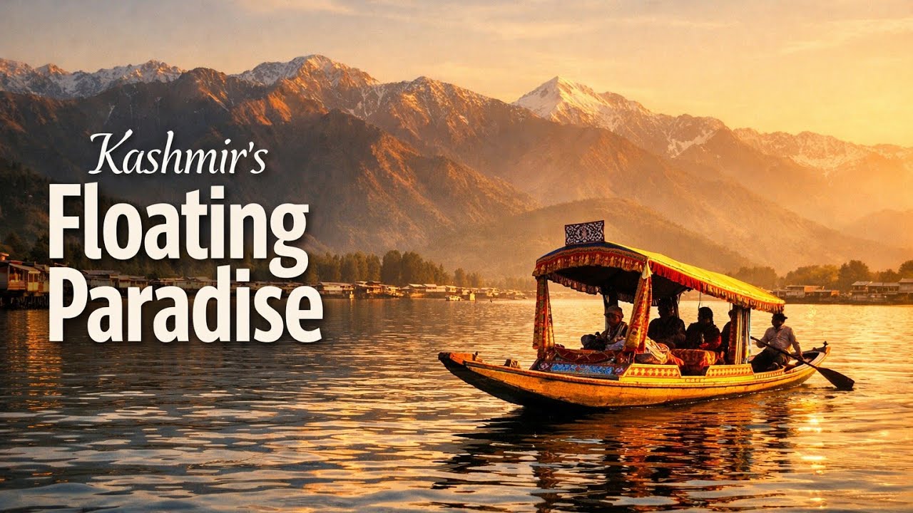 Dal lake shikar ride in kashmir srinagar 
