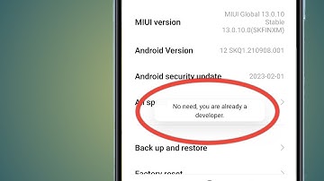 No Need You Are Already Developer | Developer Option Chalu Nahi Ho Raha Hai