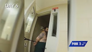 Jail videos reveal final days for dying father of four