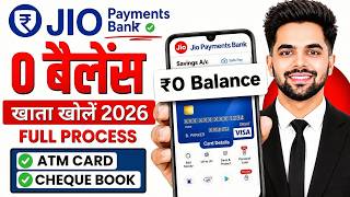 Jio payment bank account open kaise kare | Jio bank account opening | Zero balance savings account