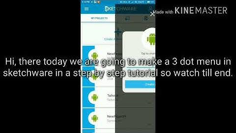 Making A 3 Dot/Drop-Down Menu From Spinner In Sketchware