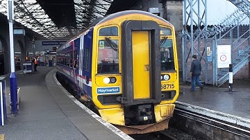 First Scotrail Class 158715 Leaving Inverness Station