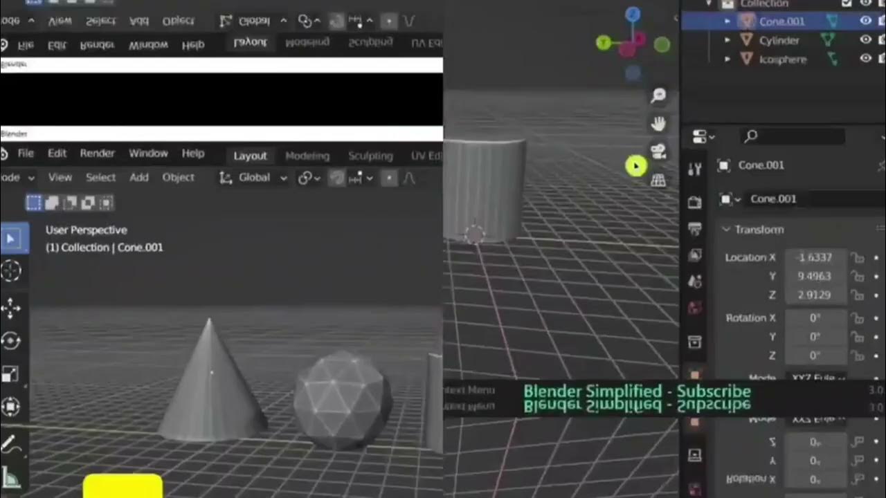 Hide Unhide in blender YouTube