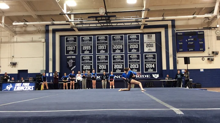 Kelly Zehnder, Lake Park, Floor, 2/1/17