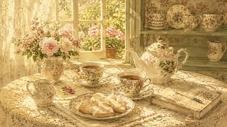 Morning Tea & Journal by the Window 🌷 ☕🌸 Vintage Cottage Ambience & Relaxing Music whimsical morning screenshot 4
