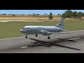 CONVAIR 240 POUSO EM NASSAU, BAHAMAS