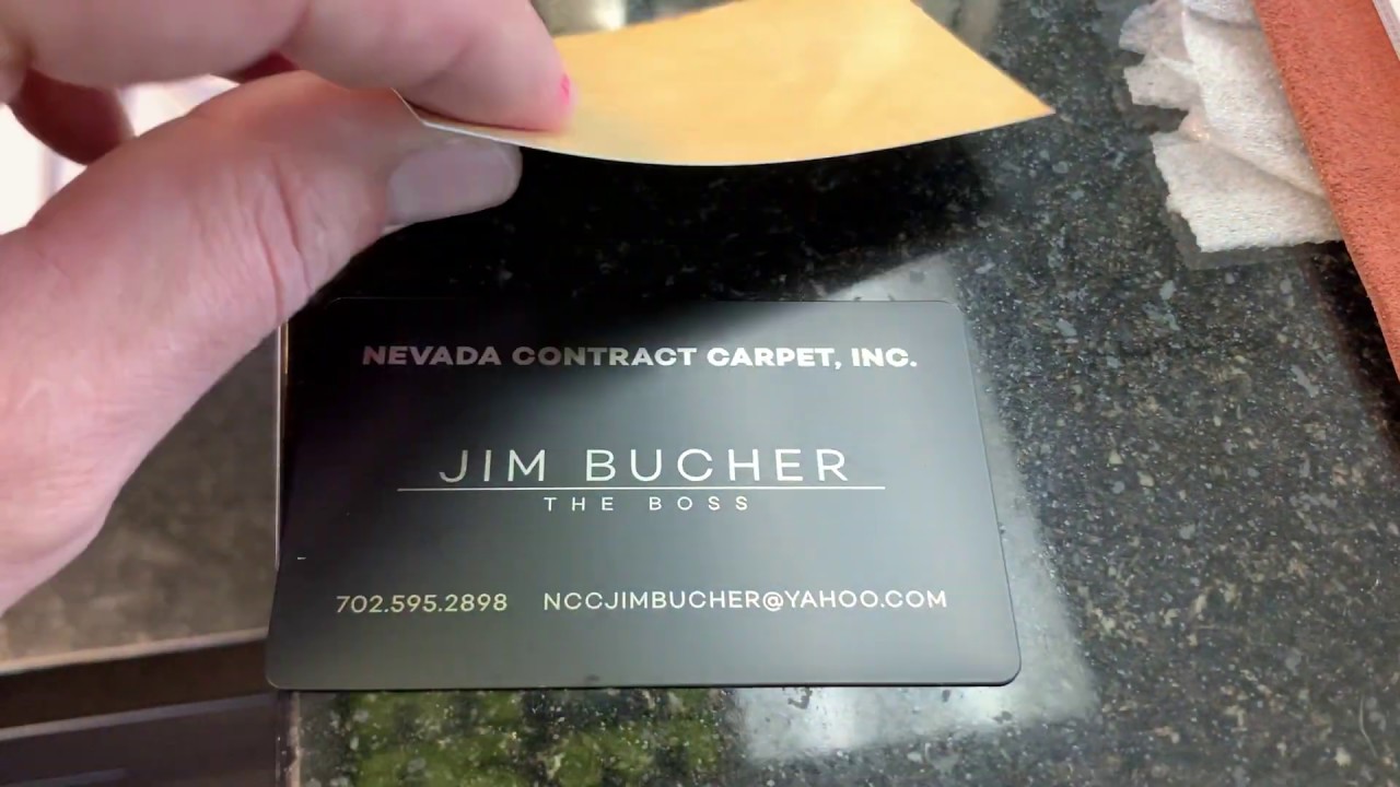 STAINLESS STEEL BUSINESS CARDS SEND A MESSAGE THAT WILL GET YOU MORE CUSTOMERS.