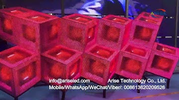 Creative LED display triangle LED display module customized LED display screen Factory Price custom