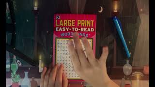 Full Crossword Puzzle ASMR! 🧩 Whispering, Tracing, Drawing News