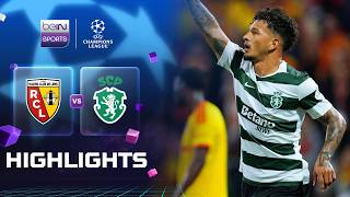 Lens 0-2 Sporting CP | Champions League 26/27 Match Highlights
