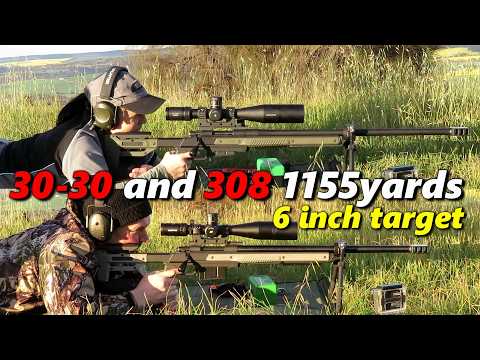 Finishing what we started! 1/2moa at 1155 yards, 30-30win v 308win