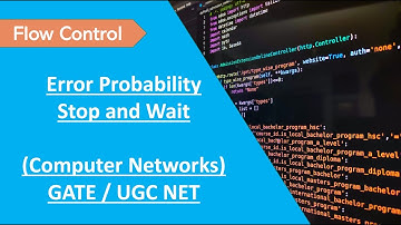 4. Error Probability Question in Stop and Wait | GATE / UGC NET