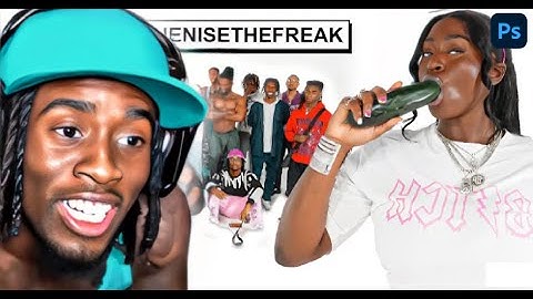 PHOTOSHOP TUTORIAL: How to do a thumbnail like Kai Cenat, Fanum and Duke dennis