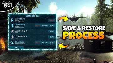 How To Save & Restore In Ark Mobile | Tidy Save Explained | Hindi | Episode 60 | Ark Mobile