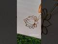 Lotus Tutorial Design || Easy Trick Mehandi design #LotusTutorial#EasyTrick#shorts#mehndi