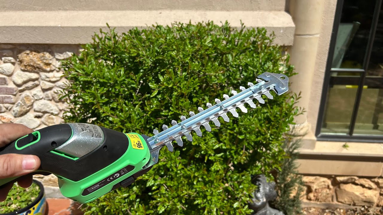 WORKPRO 2-in-1 Cordless Grass Shear & Shrubbery Trimmer – 7" Blades, Battery Included