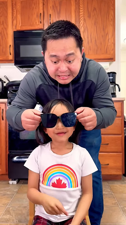 Cute kid pranks dad#shorts😀😅😂p3