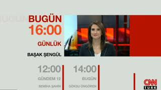 CNN Türk - Bugün Yayın Akışı Jeneriği & Saat Jeneriği (2020) Resimi