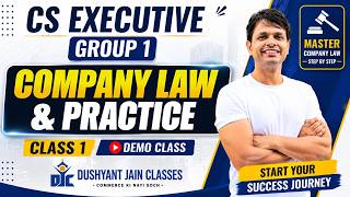 COMPANY LAW & PRACTICE | CLASS 1 | CS DUSHYANT JAIN | DECEMBER 2026 | DJC INDORE