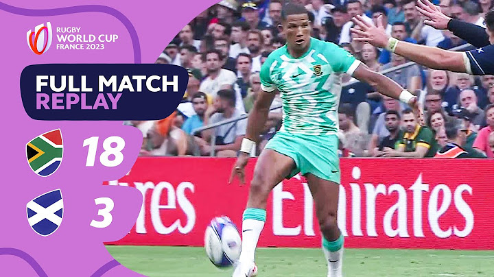 Springboks start strong | South Africa v Scotland | Rugby World Cup 2023 Full Match Replay