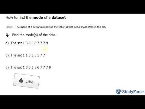 Video: Kaip rasti duomenų rinkinio režimą?