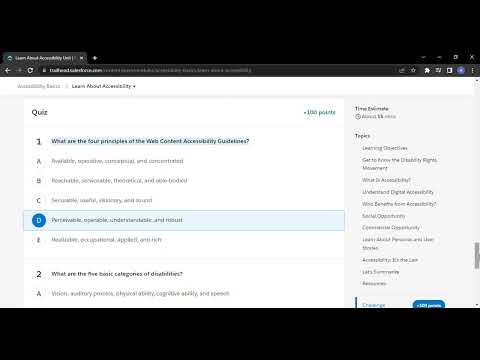 Learn About Accessibility Unit   Salesforce Trailhead