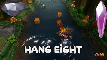 Crash Bandicoot 2 : Cortex Strikes Back | HANG EIGHT | Purple & Clear Gem 1