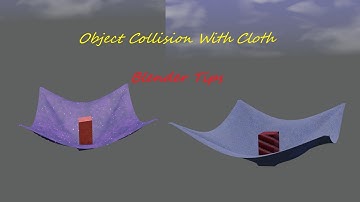 Rigid Body Objects Falling On Cloth Create Collision With Cloth Physics & Soft Body | Blender Tips
