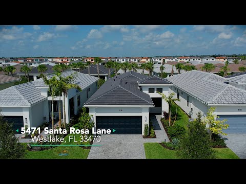 5471 Santa Rosa Lane, Westlake, FL home video tour