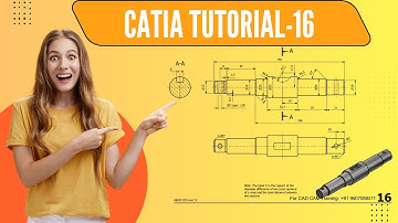 🎯 CATIA V5 Part Design Tutorial – Exercise No. 16 | Beginner Friendly