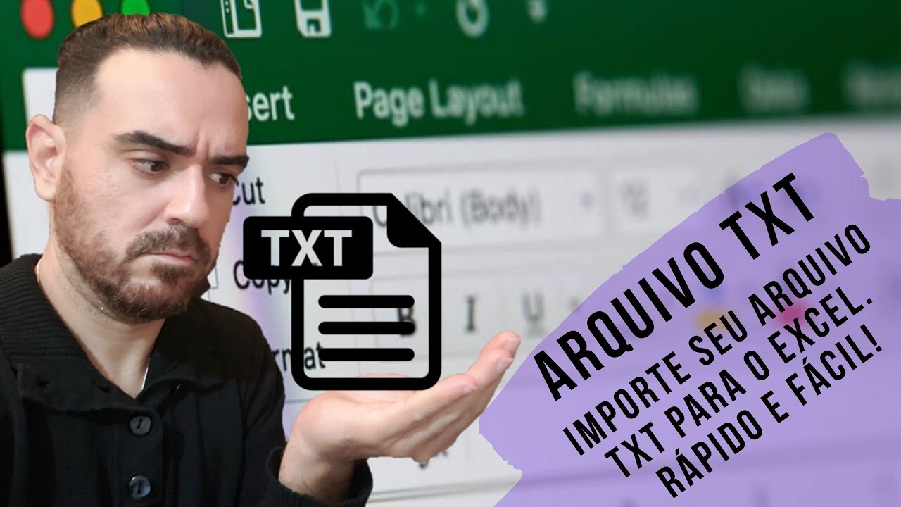Como Importar Arquivo TXT Para O Excel YouTube Como importar arquivo txt para o excel youtube