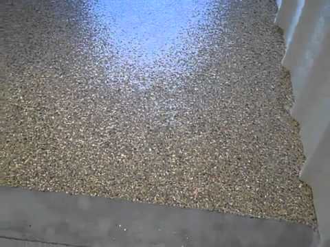 Epoxy Paint Chip Floor By Hawkeye Custom Concrete Tulsa Ok Www