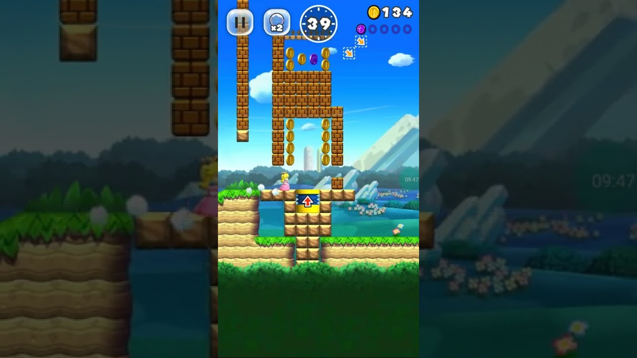 Mario run but i use peach insead!Part 2