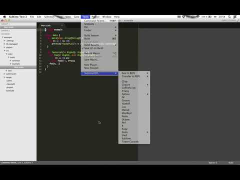 java program SublimeREPL SBT integration demo   YouTube