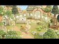 あつ森|緑と白で魅せる森の中のお庭作り🌳|島クリエイト|ACNH 🕯🍃
