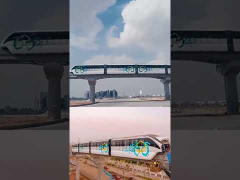 اخيراااااا اول فيديو لتشغيل المونوريل في القاهرة