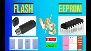 FLASH Vs EEPROM | FLASH | EEPROM | NON VOLATILE MEMORY|NAND FLASH | EMBEDDED MEMORY