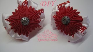 Медуза Канзаши МК.DIY Медуза Канзаши МК.DIY