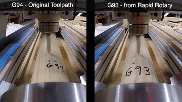 Speed Up Slow CNC Rotary jobs in LinuxCNC with Rapid Rotary