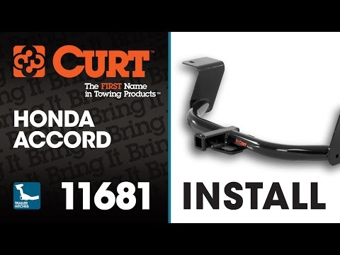 Trailer Hitch Install: CURT 11681 on a Honda Accord
