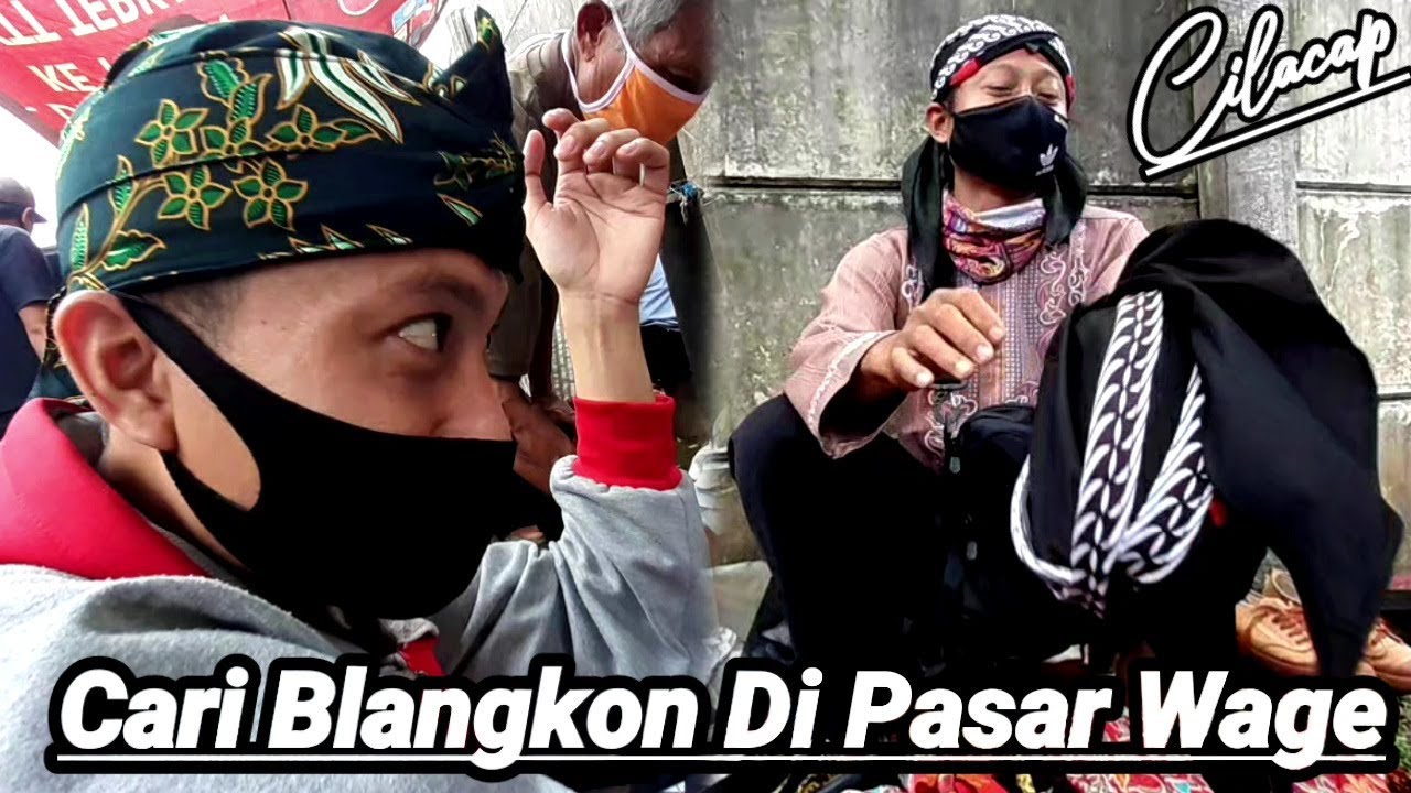 MANTAP ADA PENJUAL BLANGKON DAN IKET KEPALA DI PASAR WAGE CILACAP
