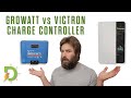 Victron vs growatt solar mppt charge controller efficiency test