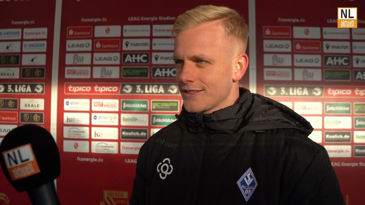 Mannheim-Spieler & Cottbuser Ex-Nachwuchskicker Janne Sietan über 1:1 zwischen Waldhof & FCE