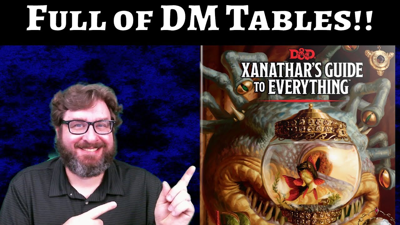 Xanathar's Guide is an EXCELLENT Tool for DMs YouTube