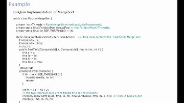 Parallel Programming made easier with Java 7 ForkJoin